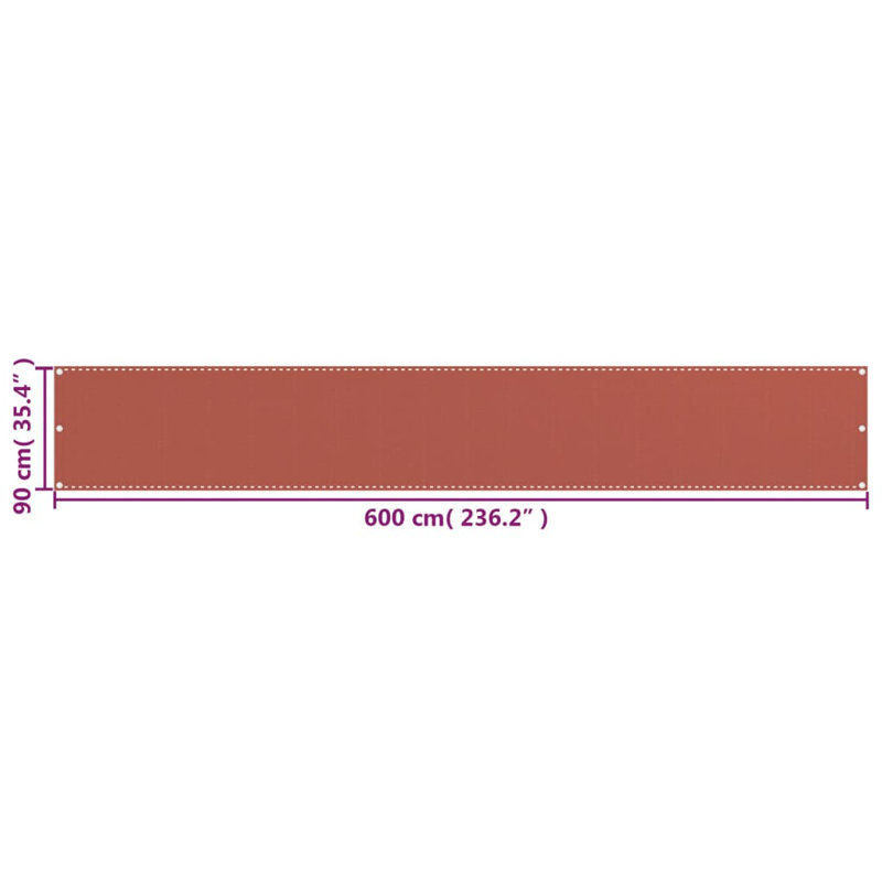 Lewellyn Vinyl Yard/Privacy Fence, Terracotta