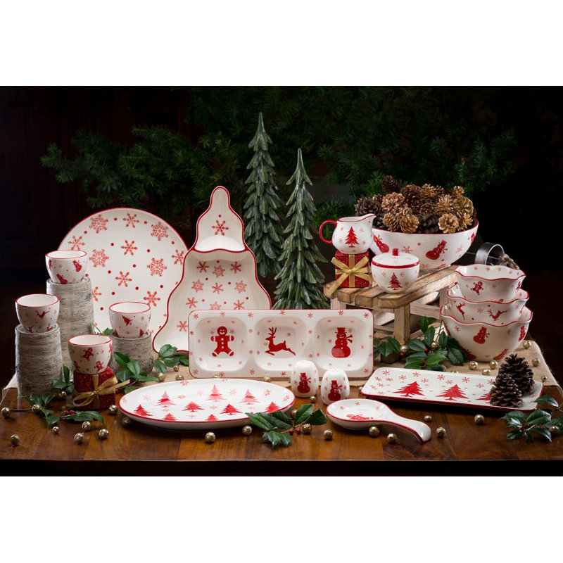 Winterfest Round Serving Bowl