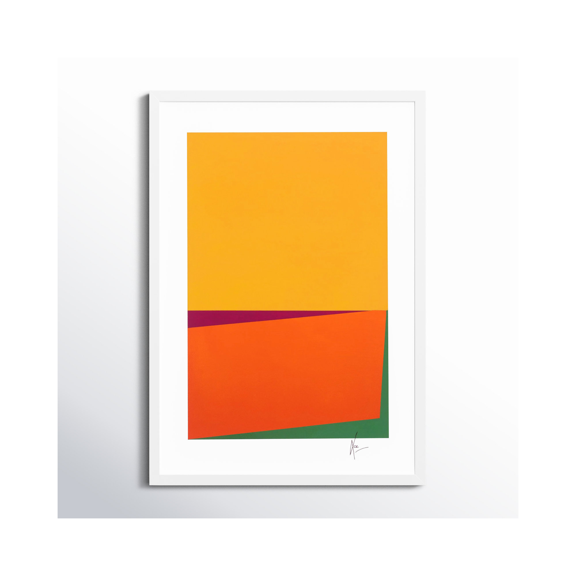 Sahara by Lee Lessem, White, 30" H x 21" W x 1.25" D