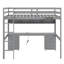Lit mezzanine double avec tiroirs Jaquela Kids-943325440