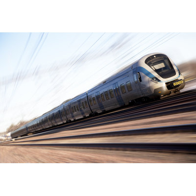 Blue High Speed Train by Remus Kotsell