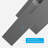 21''H Dimmable LED Gray Aluminum Wall Light-106588207-124582187