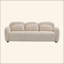 78 po Canapé rembourré 3 places moderne avec 3 coussins pour chambre à coucher, bureau, appartement