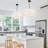 18" Modern 4-light Dimmable Drum Chandelier