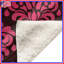 Couvertures roses à motif damassé-132254895