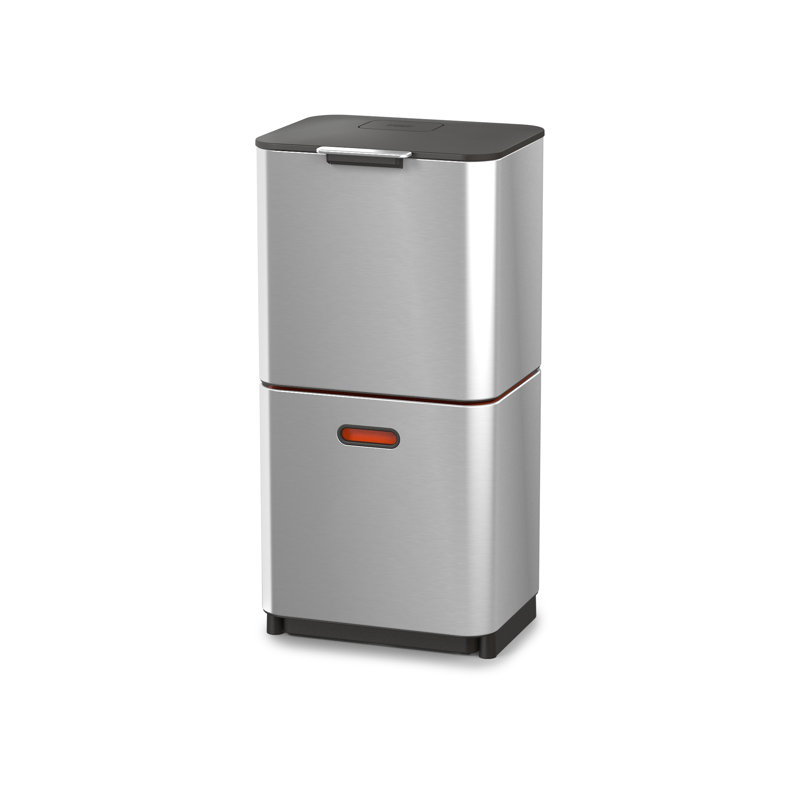 Poubelle de cuisine double Joseph Joseph Totem, Acier inoxydable, 15,85 gallons américains