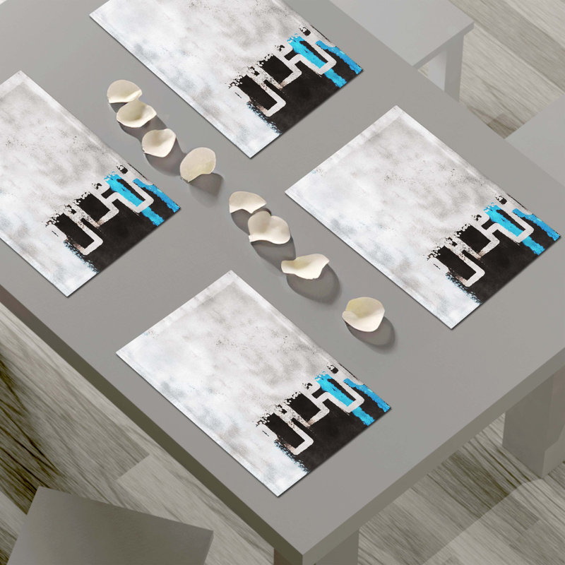 Napperon abstrait en polyester