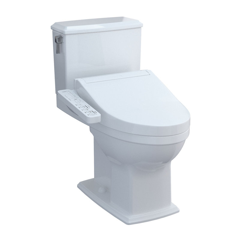 Connelly Dual-Flush Elongated Bidet Toilet with High Efficiency Flush (Seat Included)
