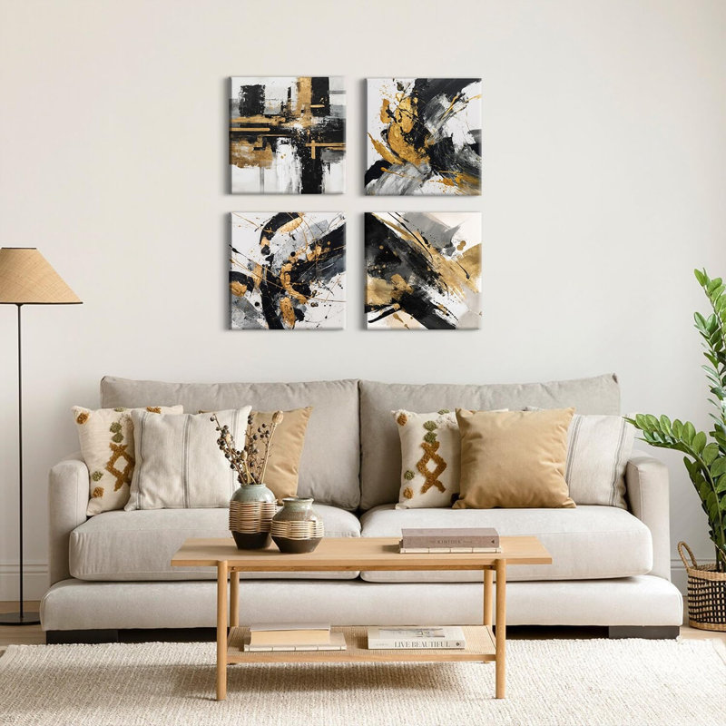 4 Piece Wrapped Canvas Print