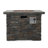 SQUARE MGO FIRE PIT - 40000 BTU.