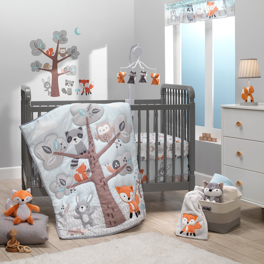 Woodland Friends 3 Piece Crib Bedding Set Bedtime Originals