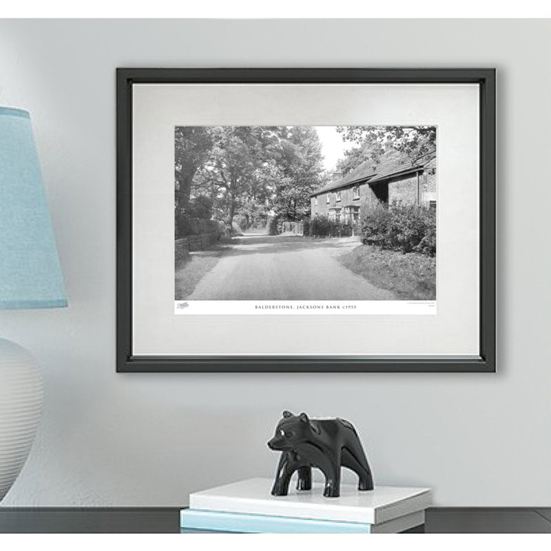 Balderstone, Jacksons Bank C1955 by Francis Frith - Single Picture Frame Print, 28cm H x 36cm W x 2.3cm D
