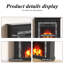 Foyer électrique l 31,5 po Deneisha-2099895720