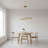 Stockham 1-Light Chandelier Round Circle LED Kitchen Island Pendant Remote Dimming-88581878-88581880