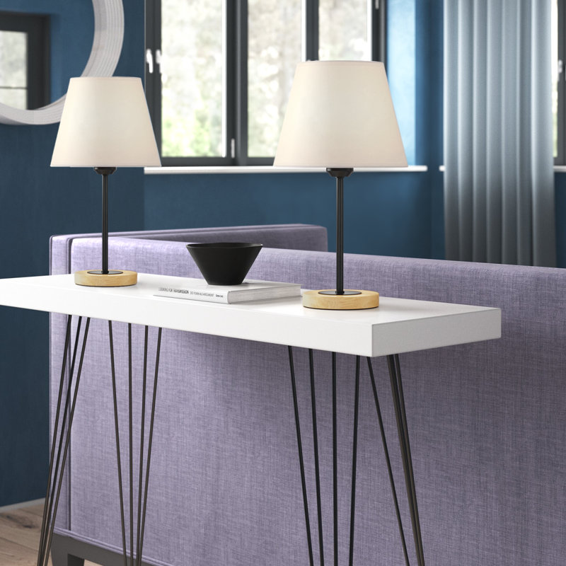 Lampe de table 15,4 "Awet, Noir
