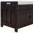 Linen Blend Upholstered Storage Bench-498423900