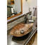 Lavabo en cuivre martelé