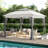 Sunjoy 11x11 ft. Pop-Up Instant Soft Gazebo, Outdoor Portable Steel Frame 2-Tier Top Canopy/Tent with Netting and Carry Bag-299544833