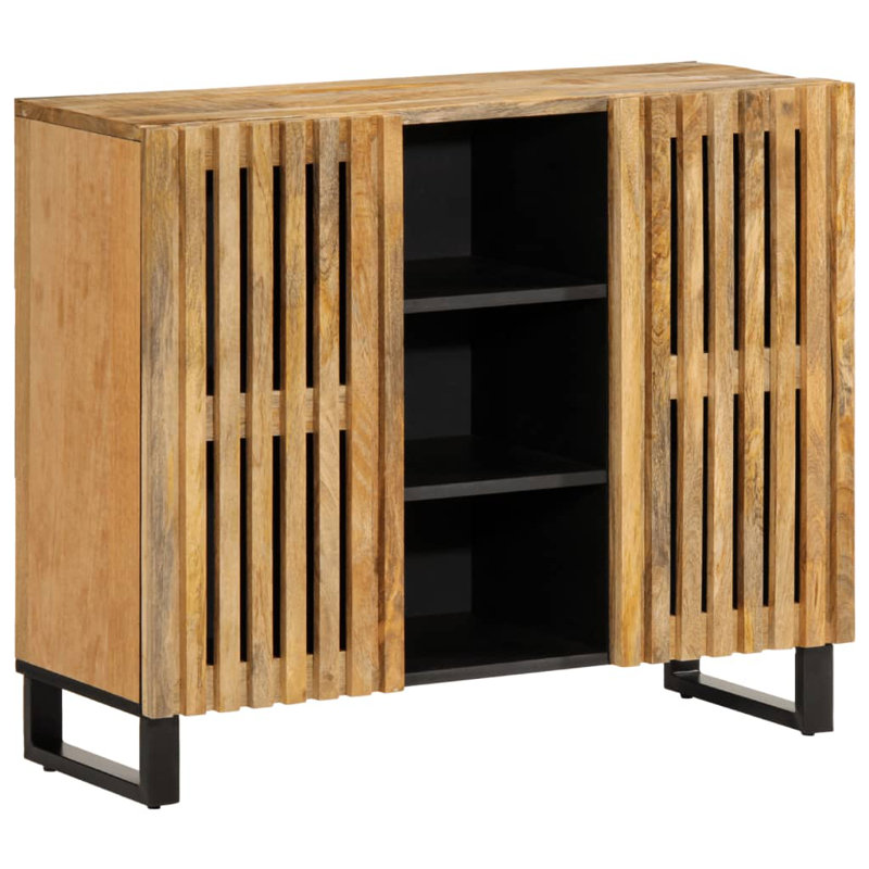 90cm Sideboard, Rough brown