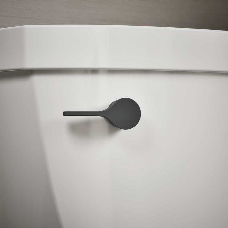 Left-Hand Trip Lever, Matte Black
