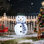 31.5" Prelit Lighted Snowman with 45 LED Lights and Top Hat for Indoor Outdoor Decor