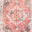Tapis oriental rouge tissé à plat à la main Joppatowne-48052457
