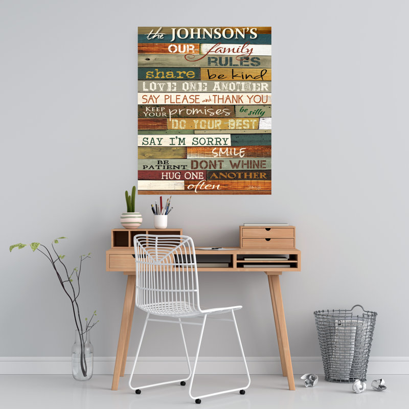Text & Numbers Wall Decal, Yes