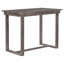 Ensemble de table de salle à manger à hauteur de comptoir 5 pièces Farmhouse avec 1 table rectangulaire et 4 chaises pour petits espaces-923527649