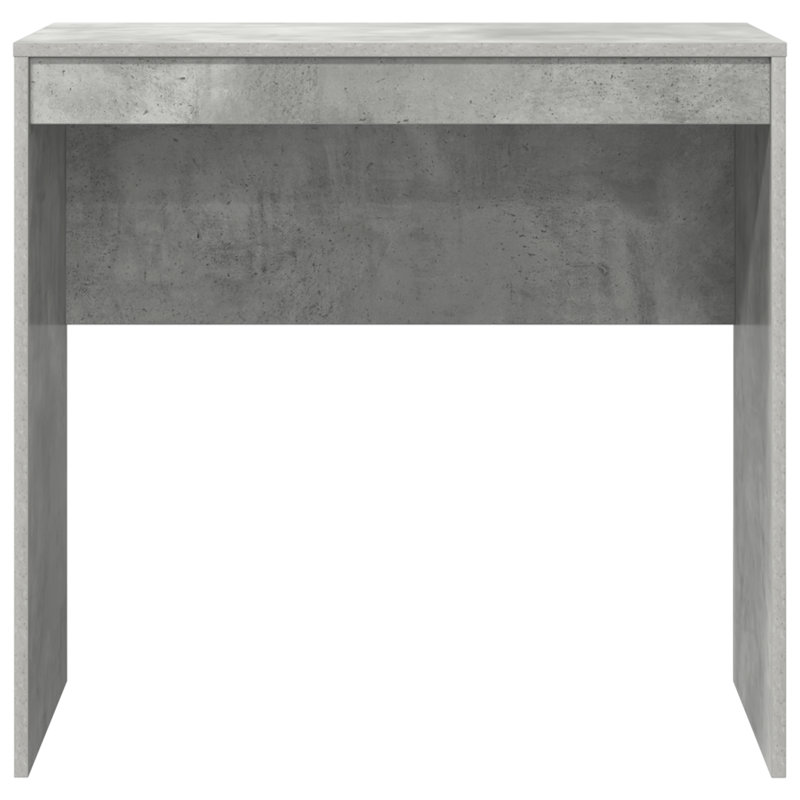 Writing Desk Particle Board, 76cm H x 80cm W x 40cm D, Concrete Grey