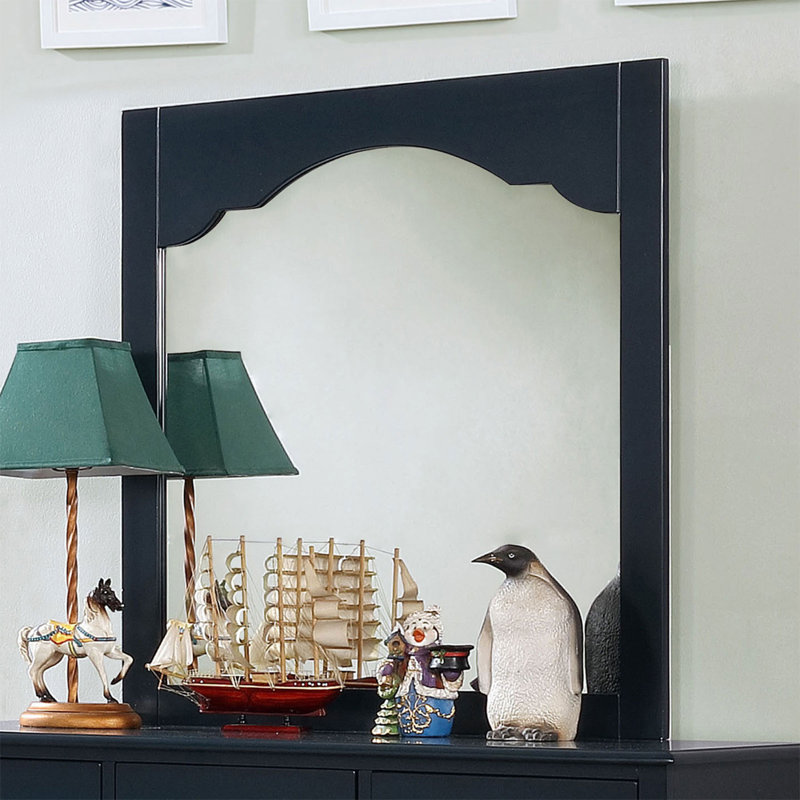 Miroir de commode Chauncy, bleu