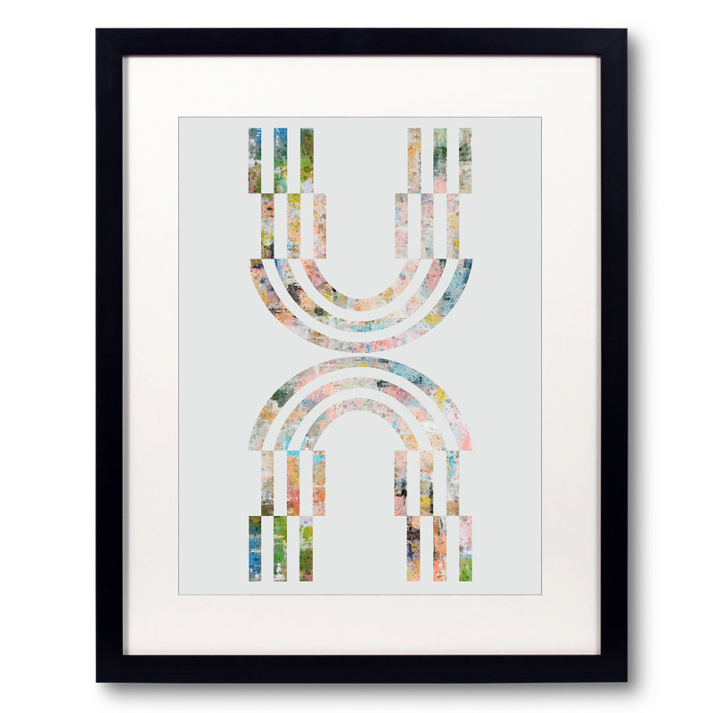 Arcs Of Thought Print by Angel Estevez, Black Framed Paper, 30" H x 24" W