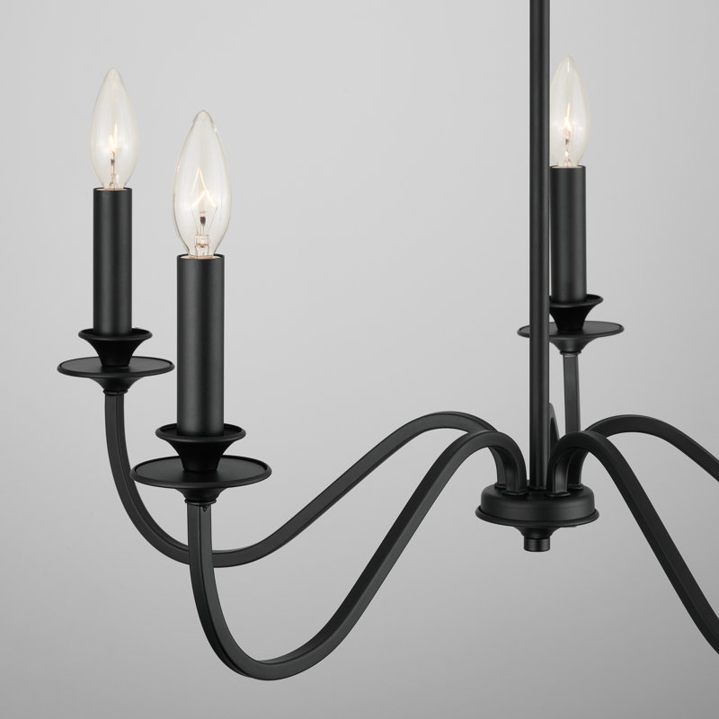 Lustre classique / traditionnel à 5 lumières de style bougie Crisbel