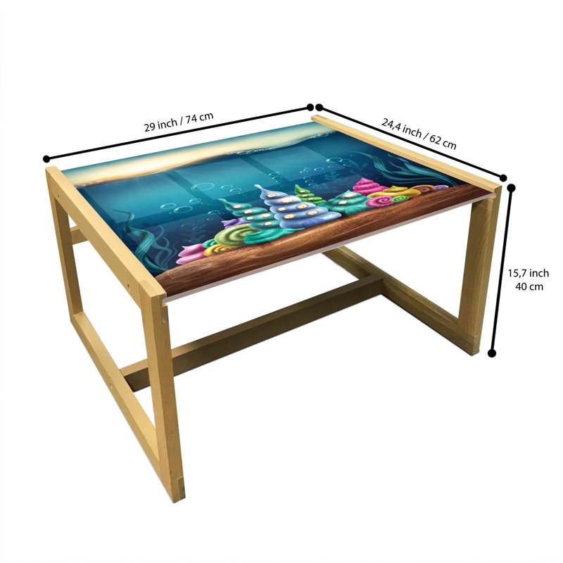 Jacey-Leigh Sled Coffee Table, 40cm H x 74cm W x 62cm D