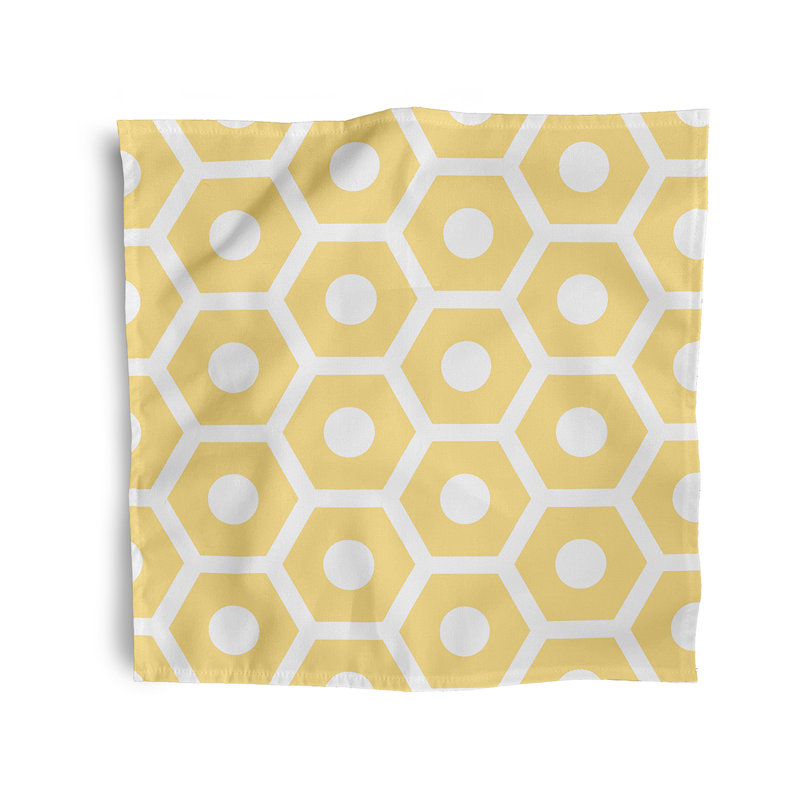 Serviette Alyrica, L 18 po x L 18 po, Citron