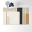 Mora Geometric Handmade Tufted Wool Cream/Khaki Area Rug-1711014437
