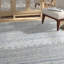 Tapis intérieur / extérieur bleu foncé / gris à chevrons Tomas-2075476665