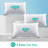 Kendig 100% Organic Cotton Cover Soft-Medium Feather Down Pillows Set of 2-31063871