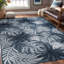 Floral Indoor Outdoor Rug-130810030-130810031