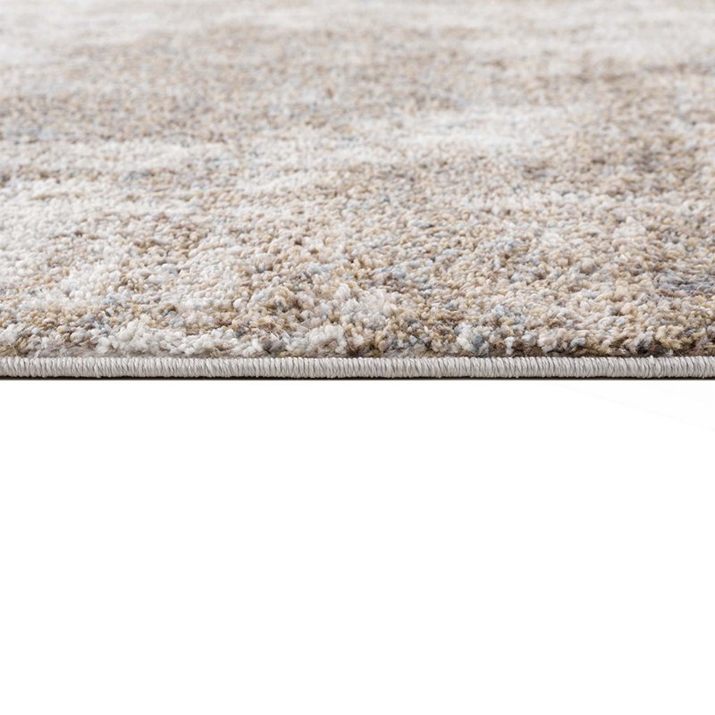 Cozy Shag Abstract Area Rug, Rectangle 5'3" x 7'
