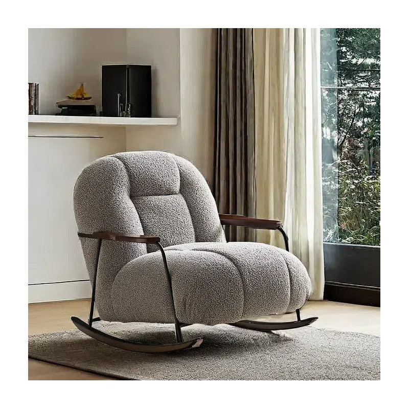 Chaise berçante Creative Fashion, Gris