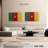 Borges Straw Weave Cameroon Flag