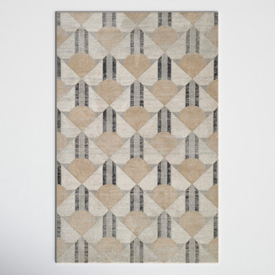 Solage Polyester Charcoal Area Rug