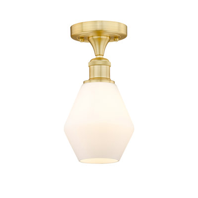 Amylea Glass Semi Flush Mount