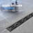 Majesta 32" Matte Black linear grid drain-126309747