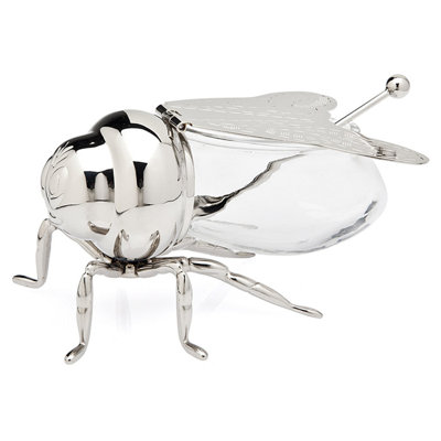 Winged Bee Storage Jar