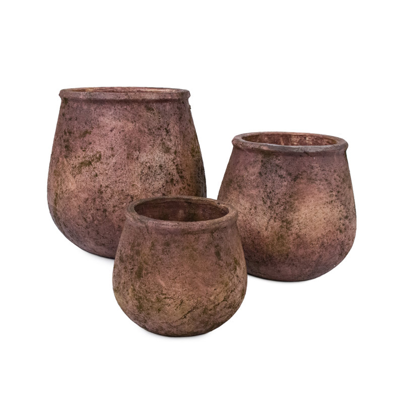 Handmade Terracotta Table Vase, 10" H x 10" W x 10" D