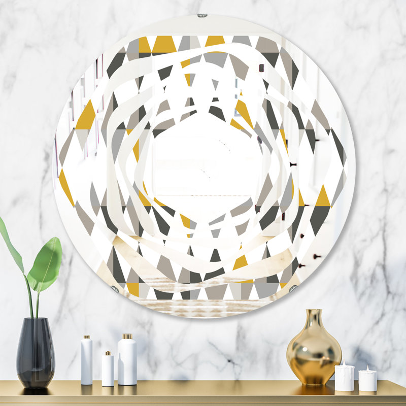 Miroir mural Whirl, H 24 po x l 24 po
