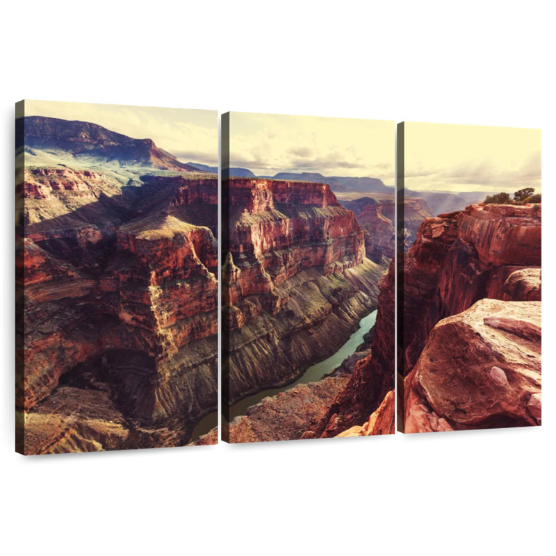 Alvord vue magnifique sur le Grand Canyon, H 32 po x l 50 po