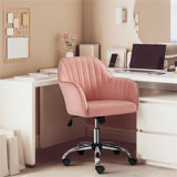 Jobin Modern Swivel Velvet Desk Chair
