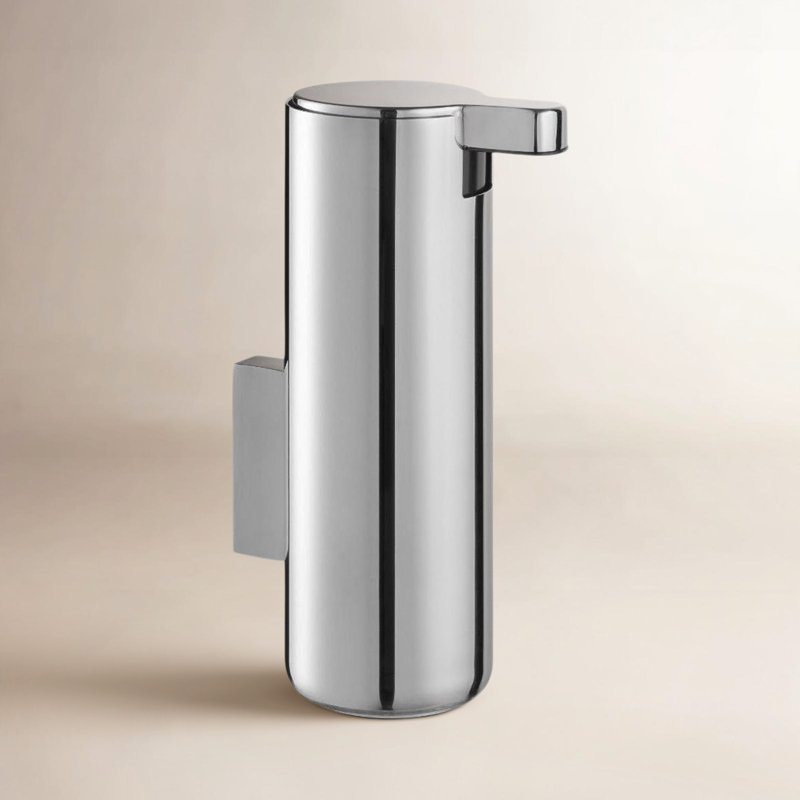 Distributeur de savon mural MODO, Acier inoxydable poli